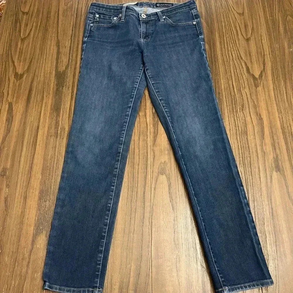 AG Adriano Goldschmied Jeans The Stilt Cigarette Leg Dark Wash Denim Women’s 28R - Picture 15 of 16
